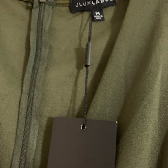 NWT JLUXLABEL Olive sexy jumpsuit - Picture 7 of 9